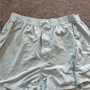 SKIMS Light Blue Boxer Shorts